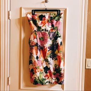 NWT J.Crew Strapless Floral Dress Sz 8